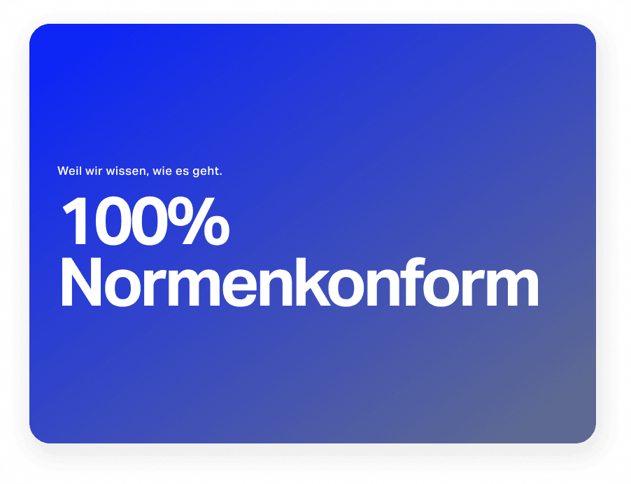 Berechnung nach DIN EN 62676-4. Weil wir wissen, wie es geht.